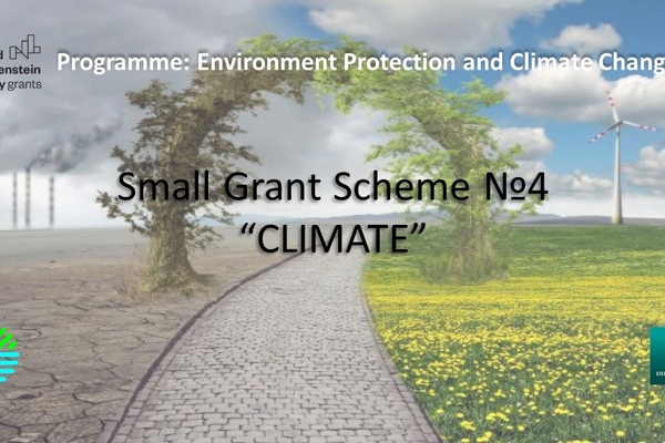 Small Grant Scheme №4 “Climate” under Outcome 4: “Increased ability of local communities to reduce emissions and adapt to changing climate”